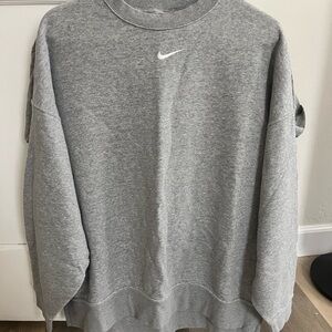 Nike grey sweatshirt size small oversized